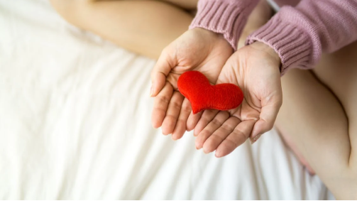 Ein Foto von einem Herz in den Händen, das den Optionstarif symbolisiert.